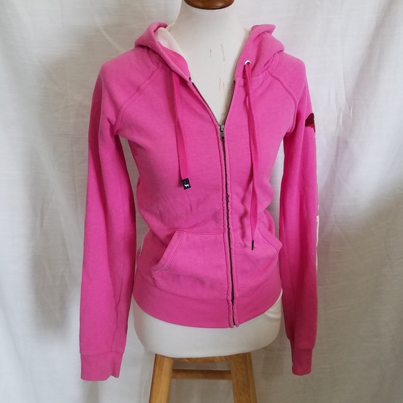 PINK Victoria's Secret Tops - PINK Victoria's Secret Zip Up Hoodie